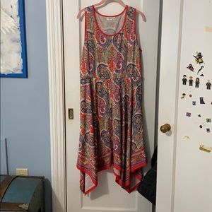 Cato paisley print dress